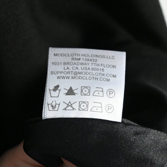 ModCloth Black Midi Skirt – Size S – Retro Swing Style - Picture 10 of 12